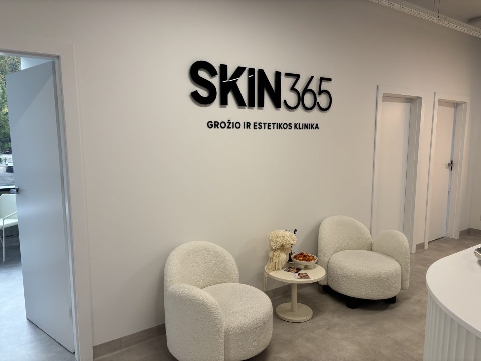 SKIN 365 tūrinės raidės